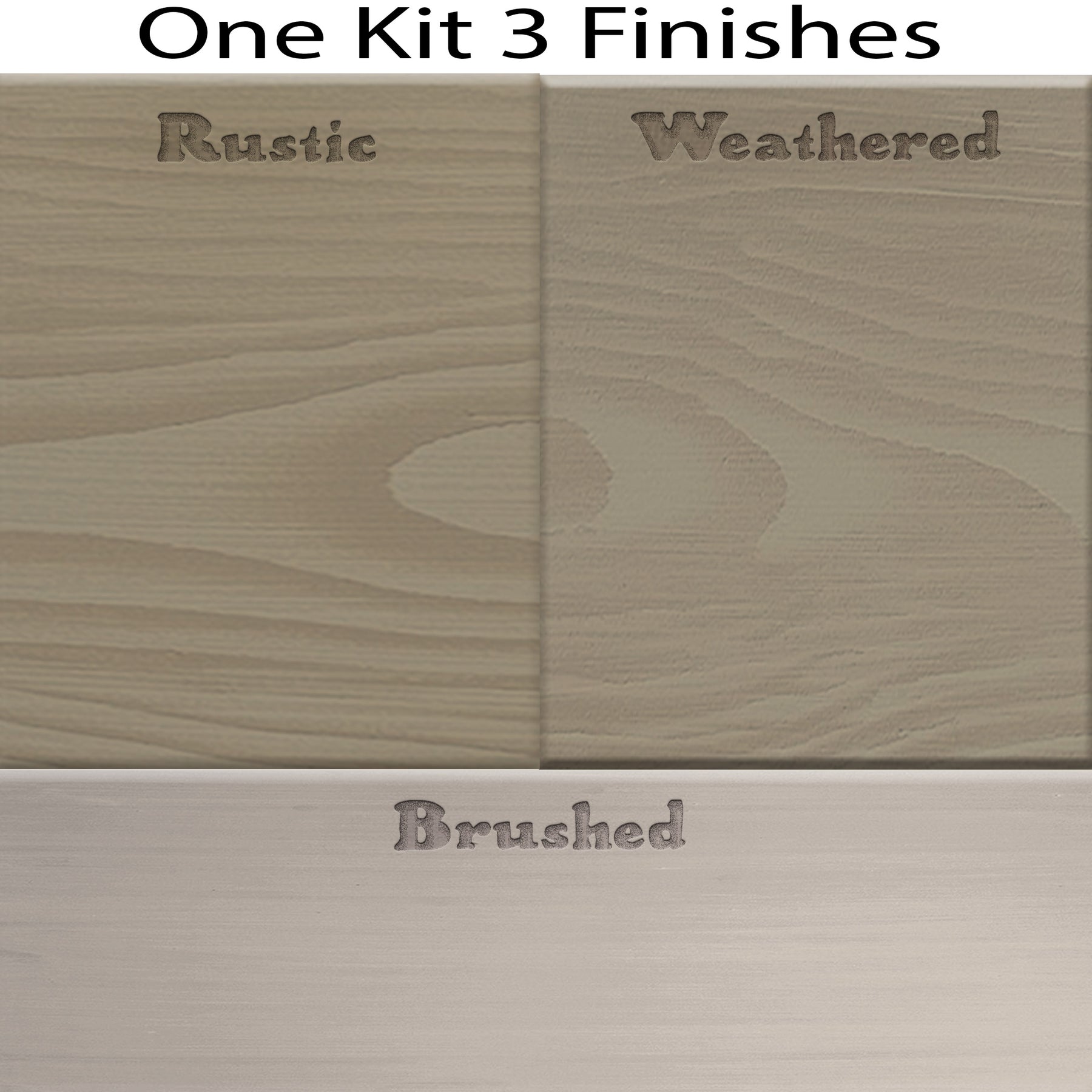 Wood'n Cabinet Kit (24 Door / Grained) - Drift Wood