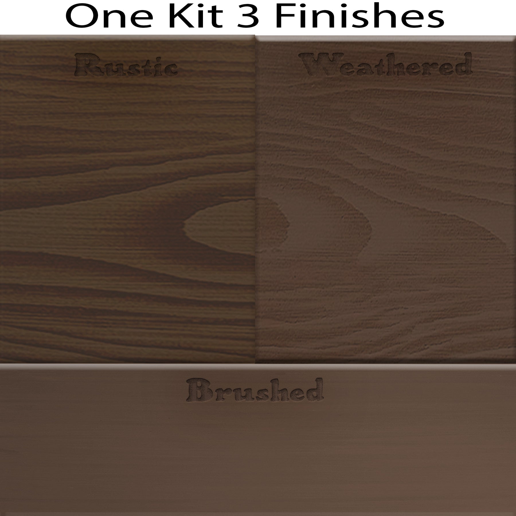 Wood'n Cabinet Kit (24 Door / Grained) - Black Walnut
