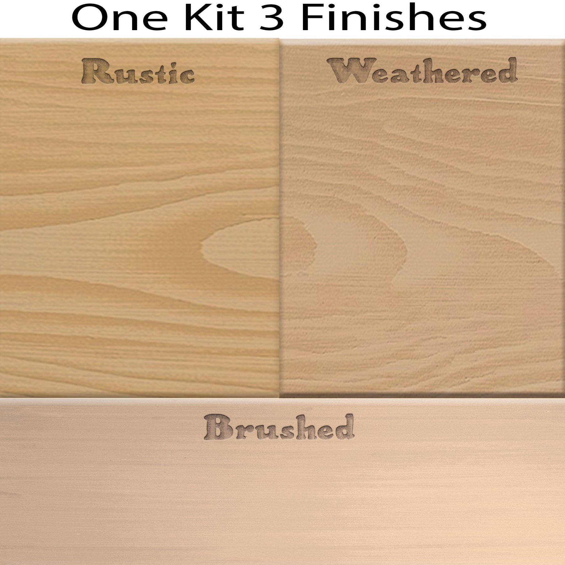 Wood'n Cabinet Kit (24 Door / Grained) - Pickled Oak