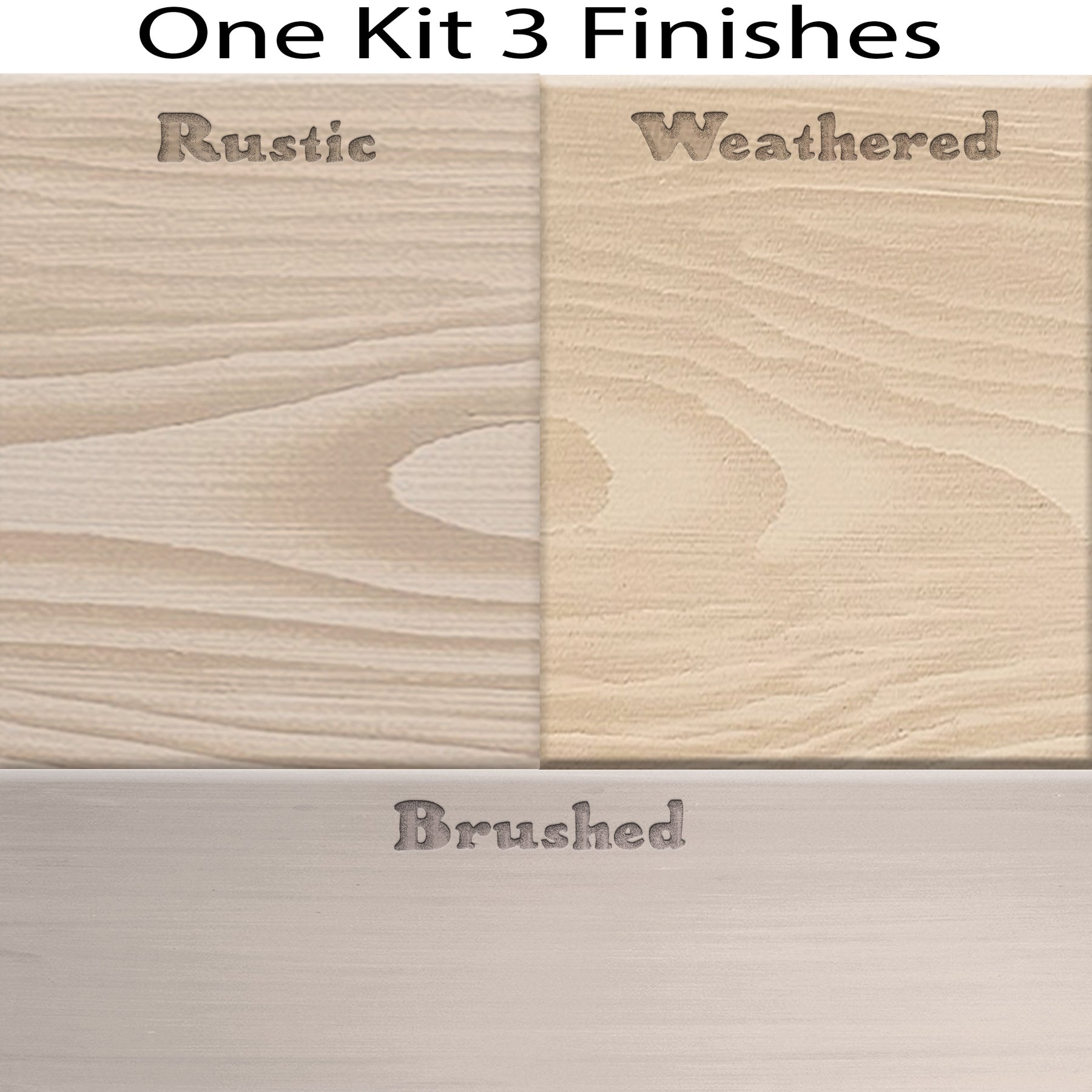 Wood'n Cabinet Kit (48 Door / Grained) - Sun Bleached