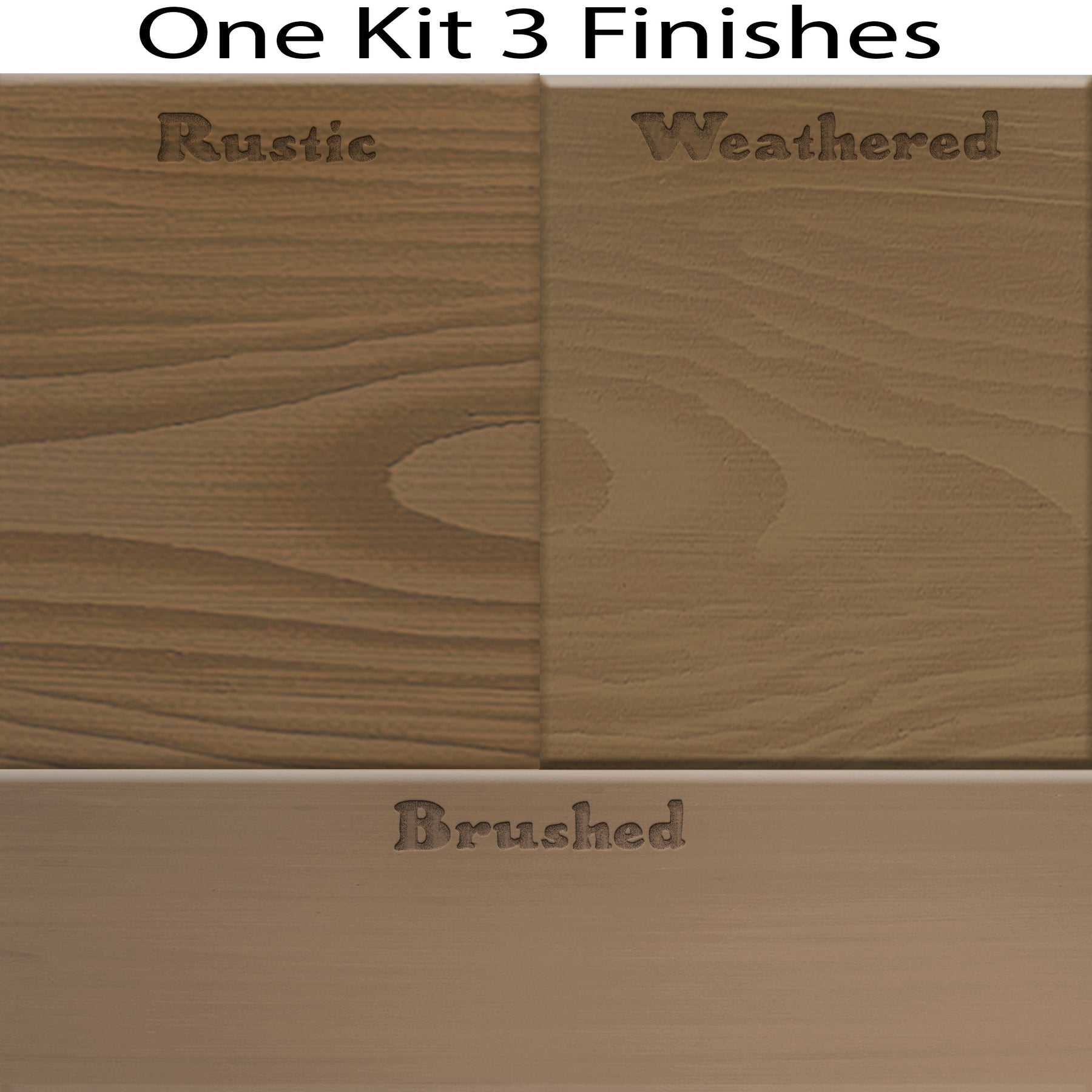 Wood'n Cabinet Kit (48 Door / Grained) - Barn Wood