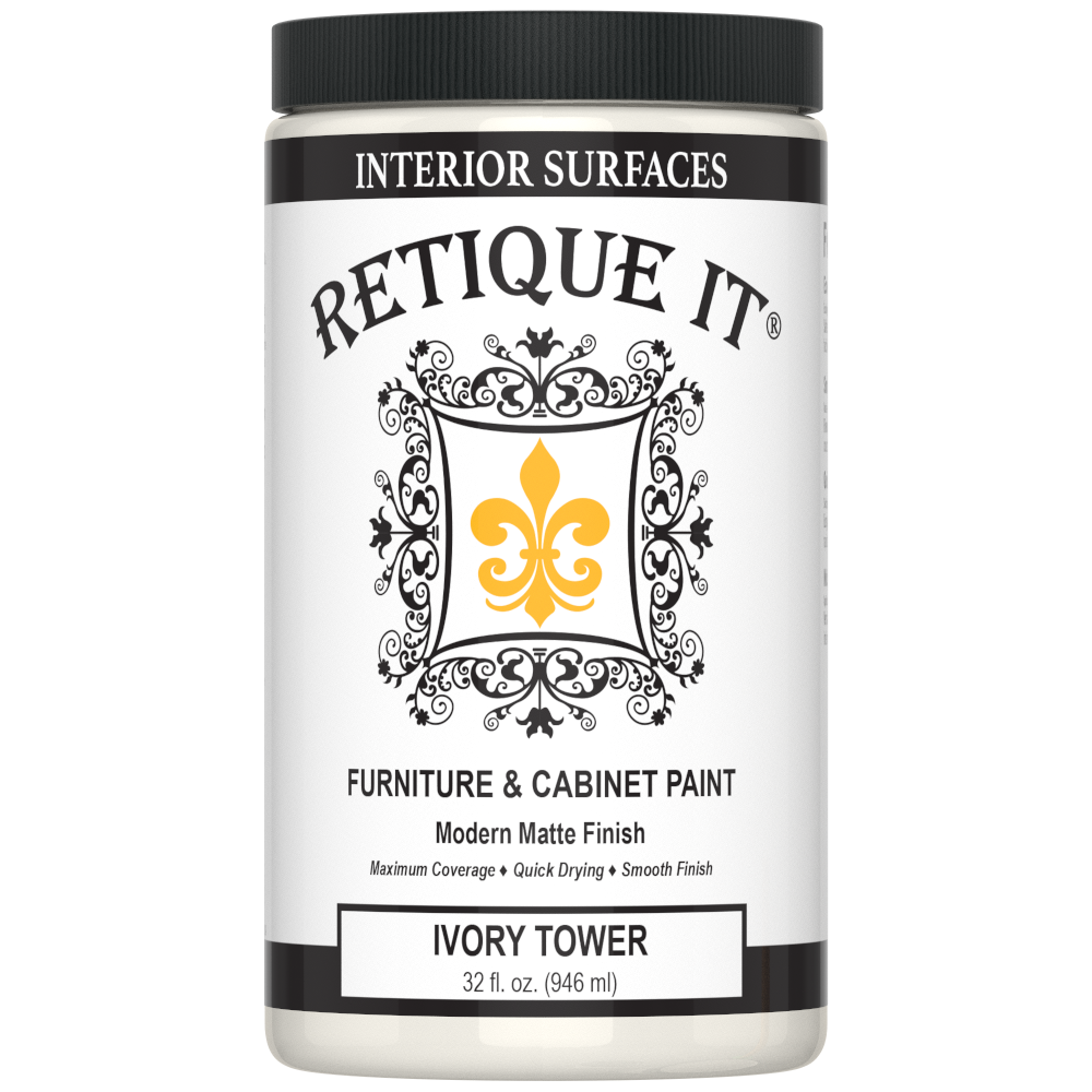 Retique It furniture and cabinet paint container on a white background