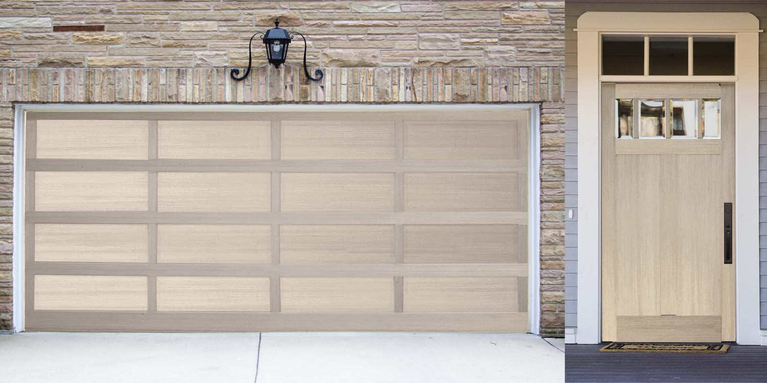 Retique It® Multi-purpose Smooth Finish Kit in White Wash for wood furniture and garage doors, showcasing a sleek, smooth finish.