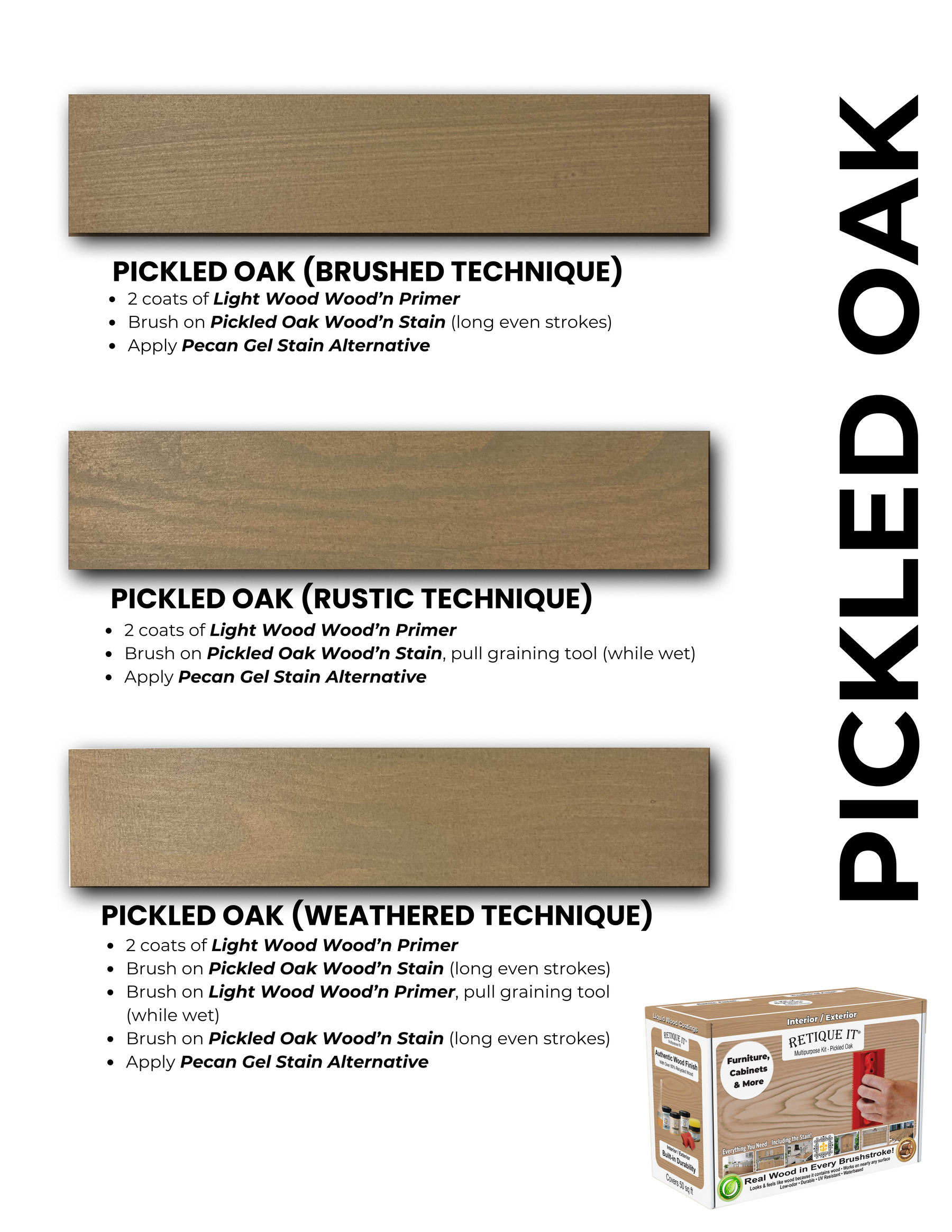 Retique It Wood Finish Kits Fan Deck