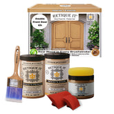 Wood'n Finish Front Door Kit (Double) - Pickled Oak
