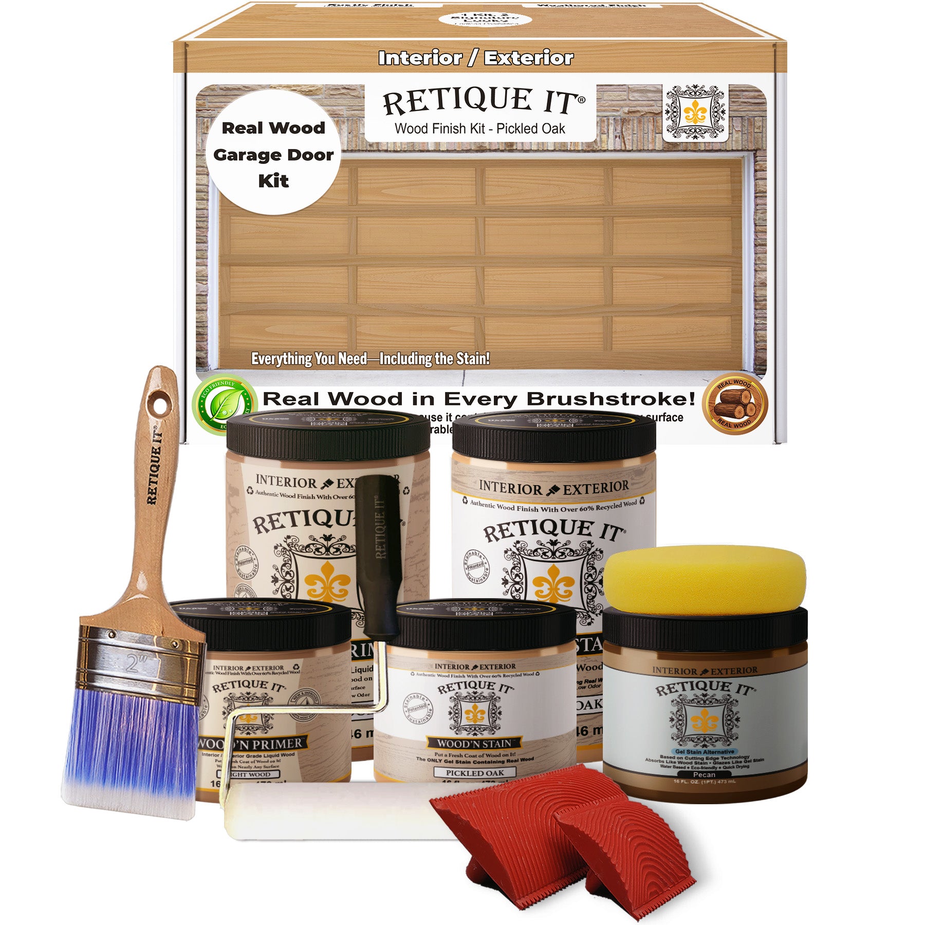 Wood'n Door Kit (Garage Door) - Pickled Oak