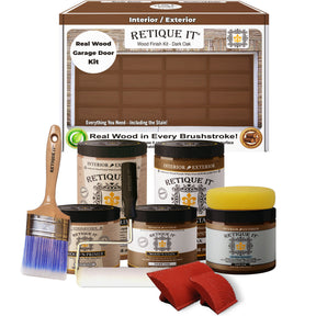 Wood'n Door Kit (Front & Garage Door) - Dark Oak