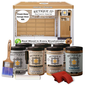 Wood'n Door Kit (Front & Garage Door) - Pickled Oak