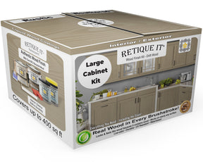Wood'n Cabinet Kit (48 Door / Grained) - Drift Wood