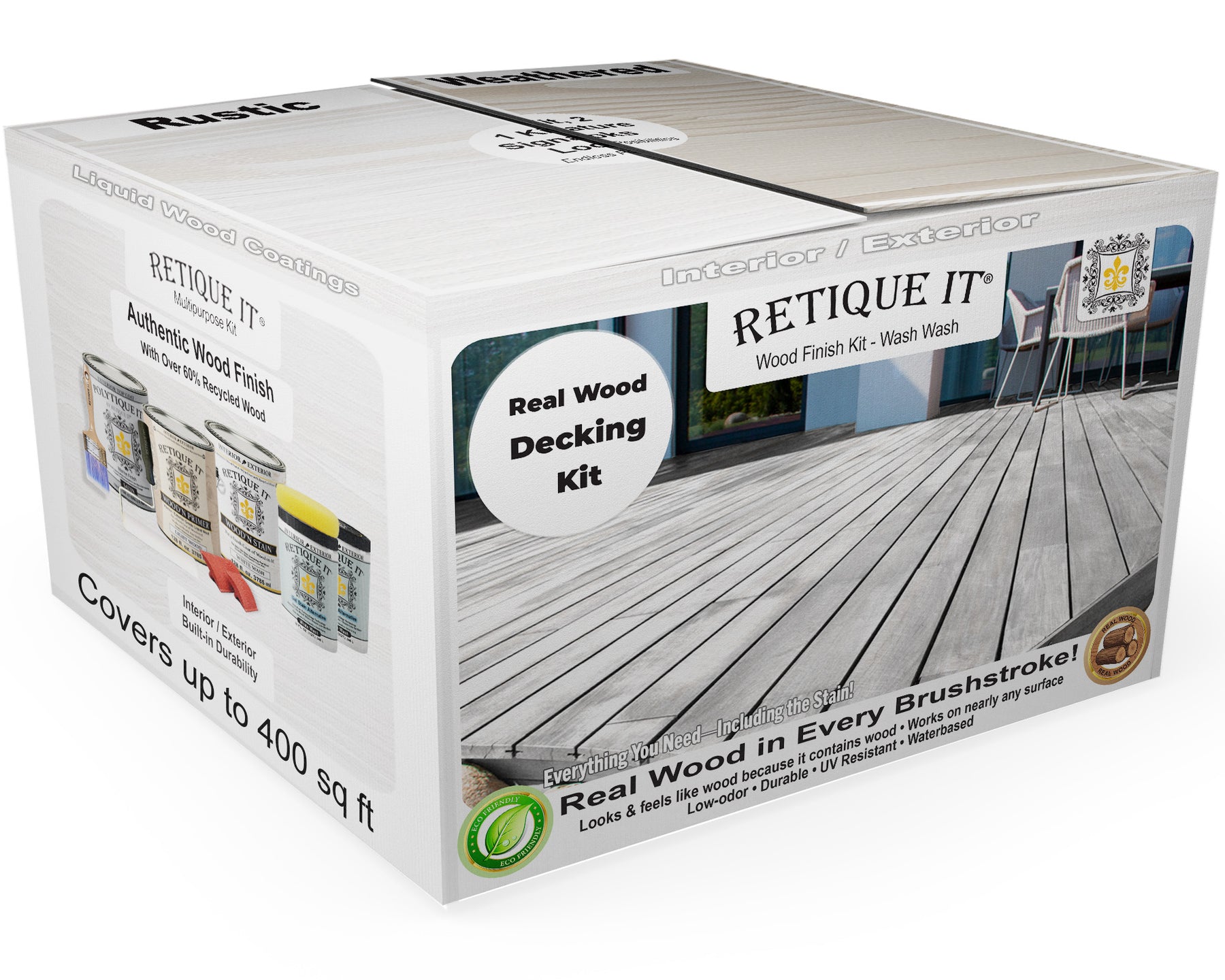 Decking Wood'n Kit - White Wash