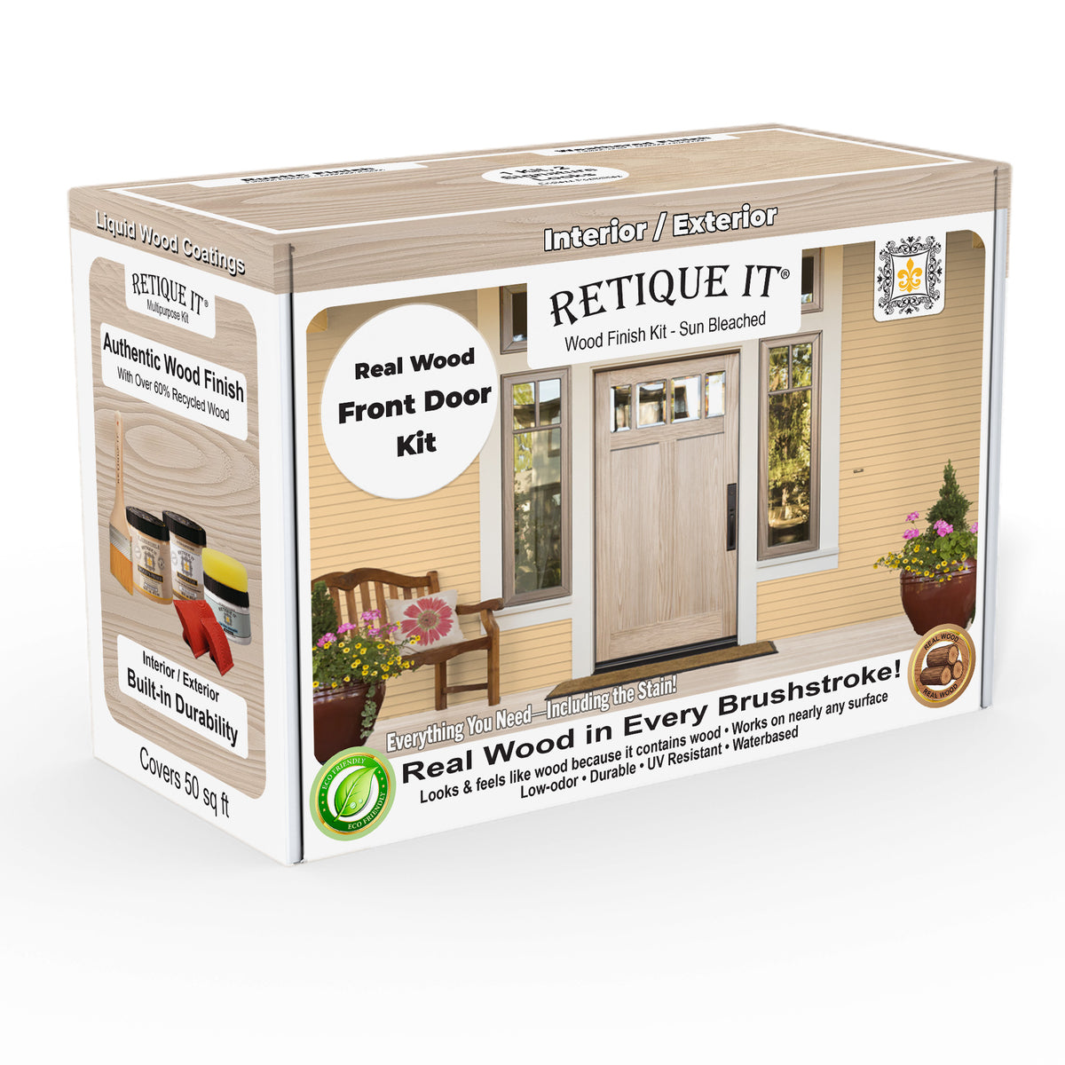 Wood'n Finish Front Door Kit - Sun Bleached