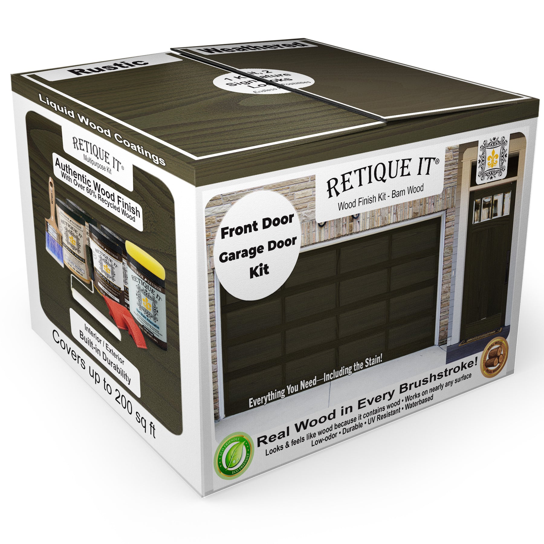 Wood'n Door Kit (Front & Garage Door) - Charcoal