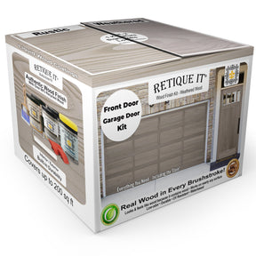 Wood'n Door Kit (Front & Garage Door) - Weathered Wood