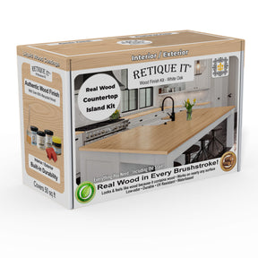 Countertop Kit - Kitchen Island - White Oak