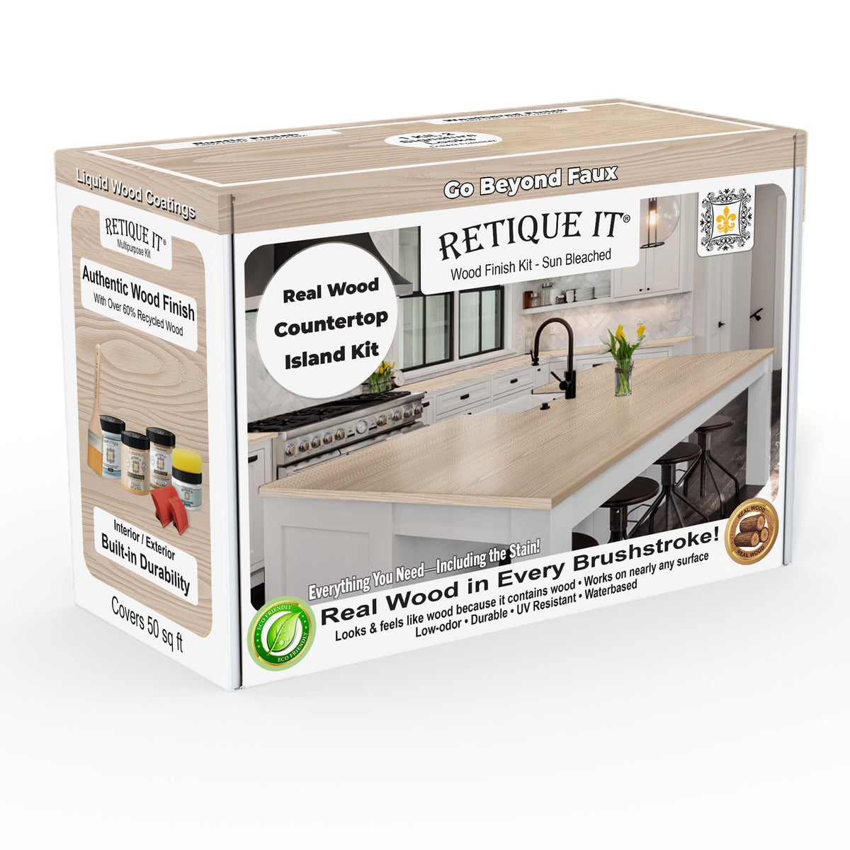 Countertop Kit - Kitchen Island - Sun Bleached