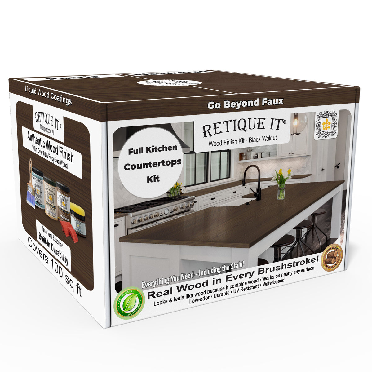 Countertop Kit - Full Kitchen - Black Walnut