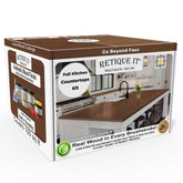 Countertop Kit - Kitchen Island - Dark Oak