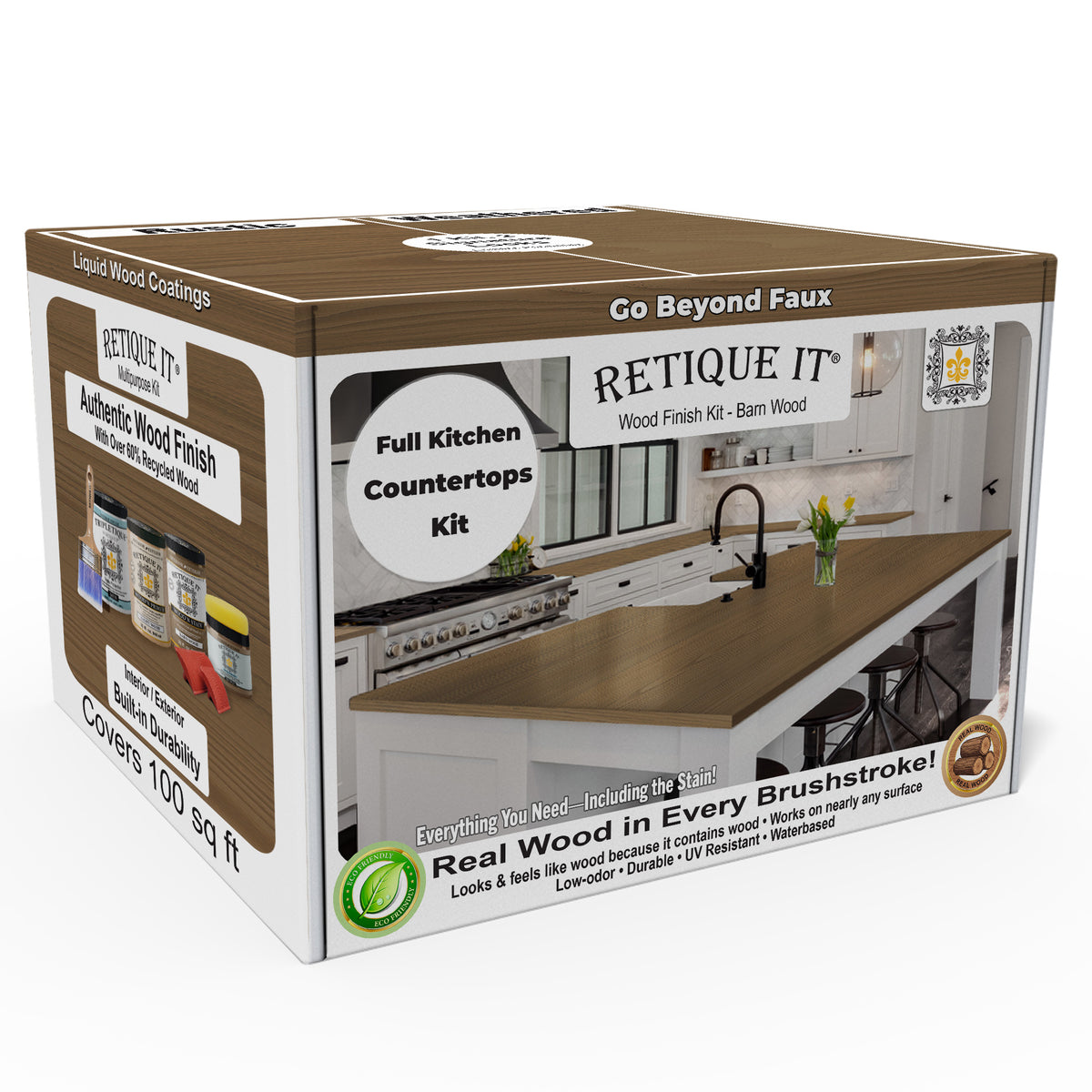 Countertop Kit - Full Kitchen - Barn Wood