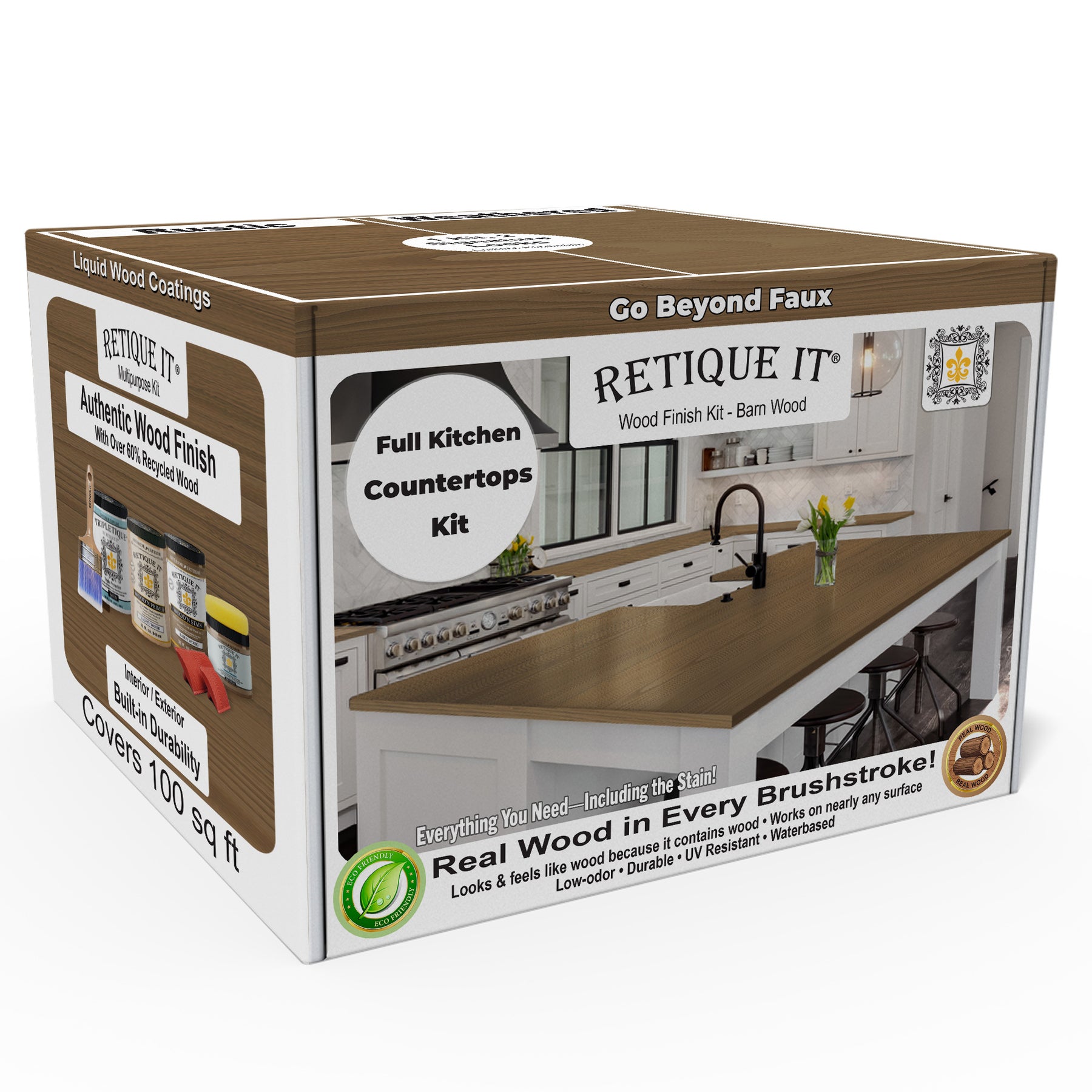 Countertop Kit - Full Kitchen - Barn Wood