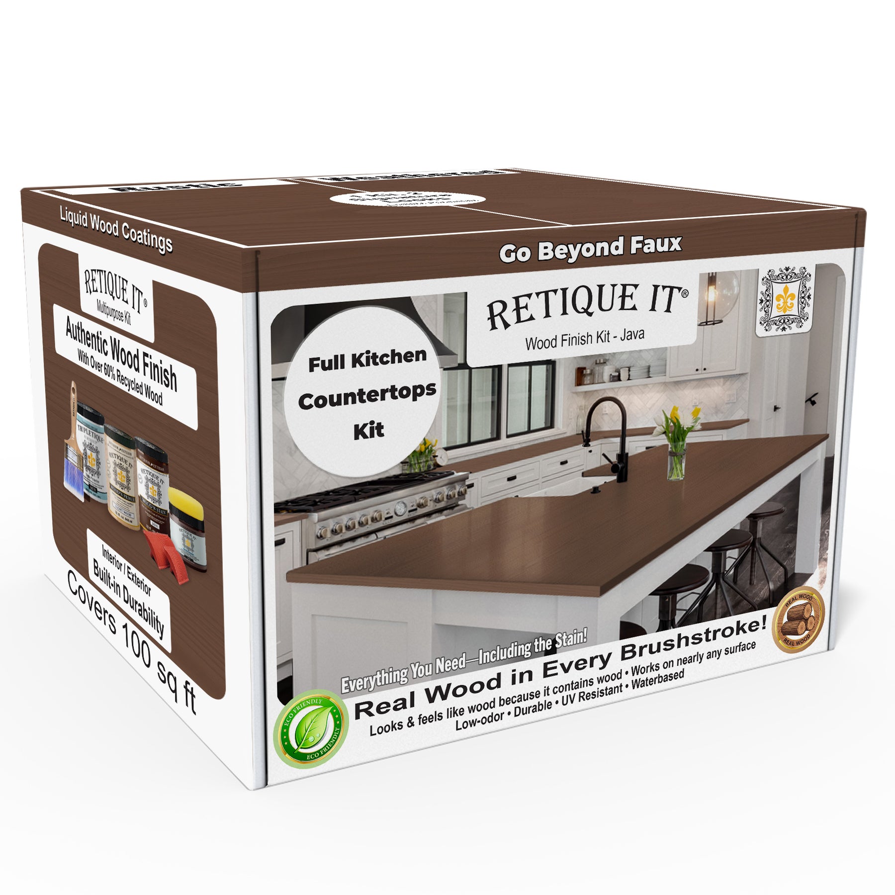 Countertop Kit - Full Kitchen - Dark Oak