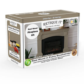 Fireplace Wood'n Finish Kit (Full Fireplace) - Drift Wood