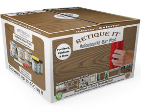 Tabletop Wood'n Finish Kit (4x Large) - Barn Wood