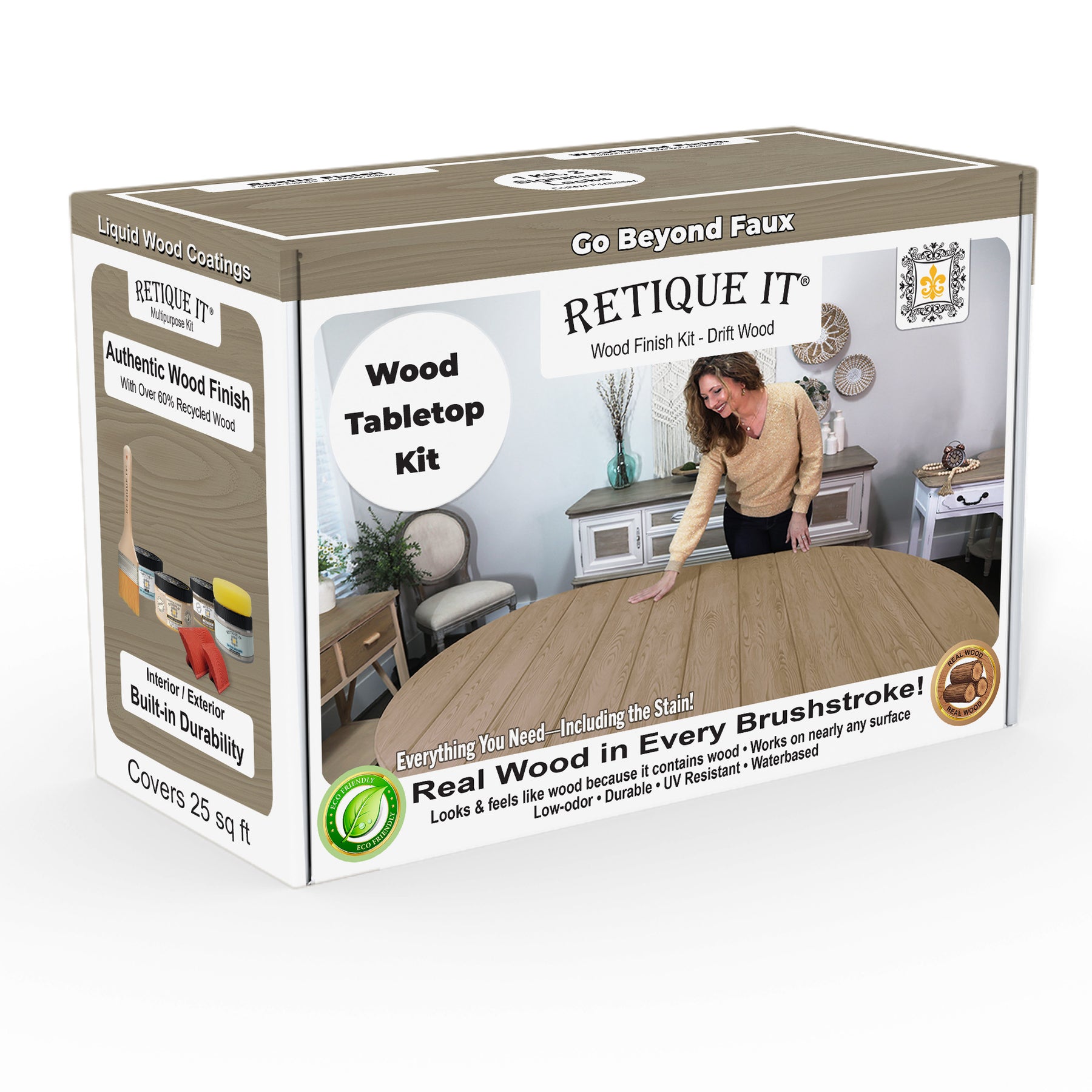 Tabletop Wood'n Finish Kit - Drift Wood
