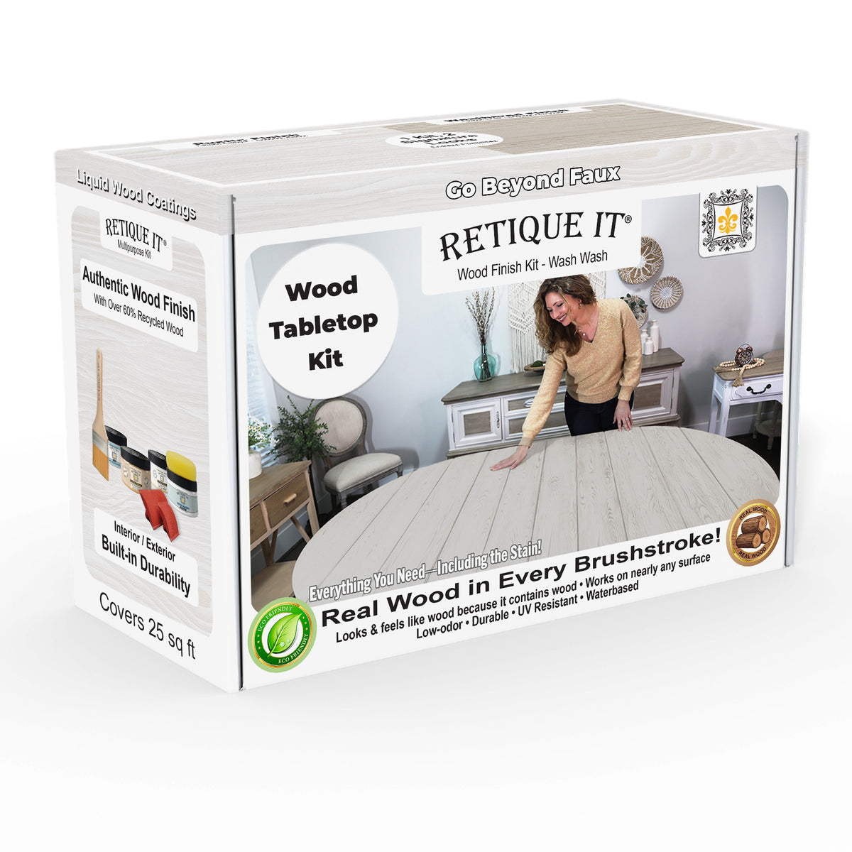 Tabletop Wood'n Finish Kit - White Wash