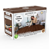 Tabletop Wood'n Finish Kit (Double Size) - Red Mahogany