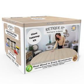 Tabletop Wood'n Finish Kit (4x Large) - Sun Bleached