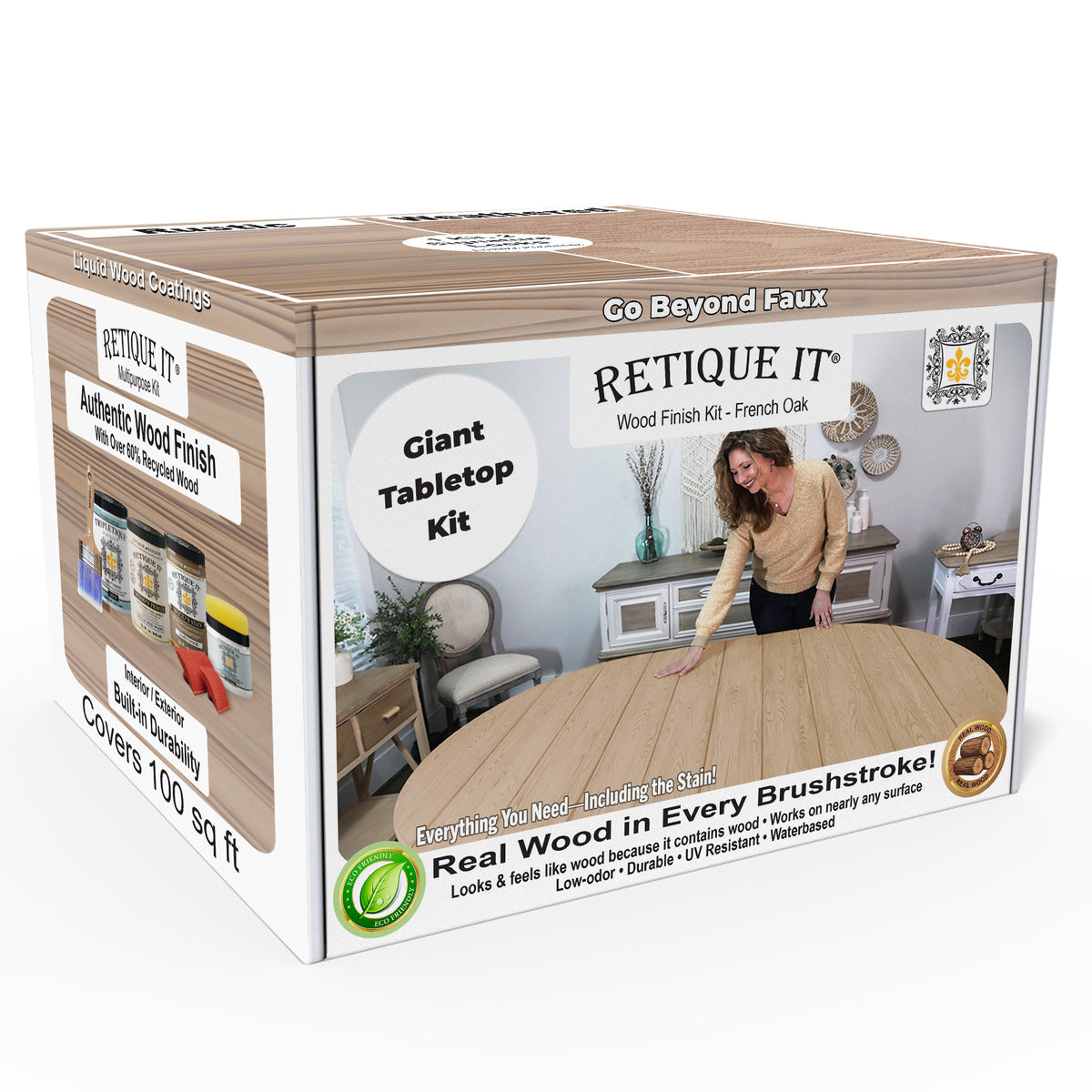 Tabletop Wood'n Finish Kit (4x Large) - French Oak