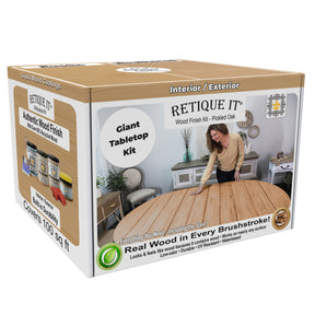 Tabletop Wood'n Finish Kit (4x Large) - Pickled Oak