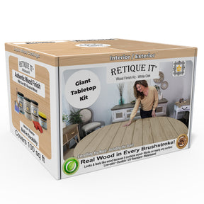 Tabletop Wood'n Finish Kit (4x Large) - White Oak