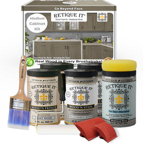 Wood'n Cabinet Kit (24 Door / Grained) - Weathered Wood