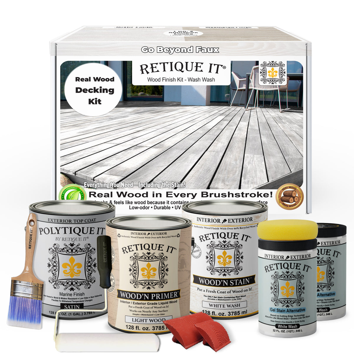 Decking Wood'n Kit - White Wash