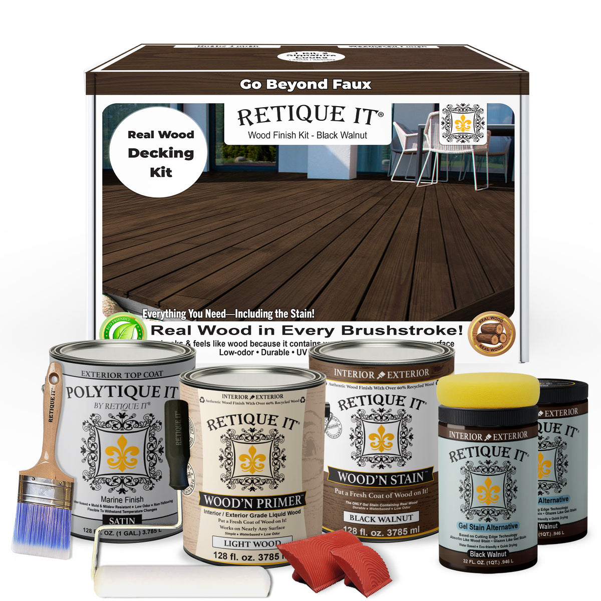 Decking Wood'n Kit - Black Walnut