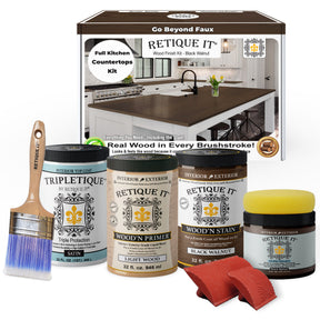 Countertop Kit - Full Kitchen - Black Walnut