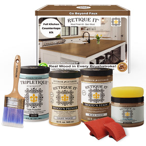 Countertop Kit - Full Kitchen - Barn Wood