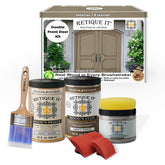 Wood'n Finish Front Door Kit (Double) - Drift Wood