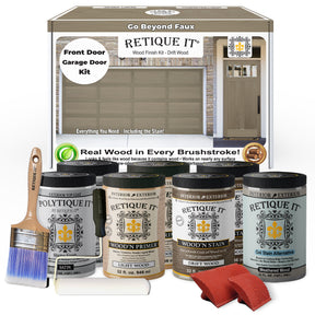 Wood'n Door Kit (Front & Garage Door) - Drift Wood