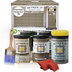 Wood'n Door Kit (Front & Garage Door) - Drift Wood