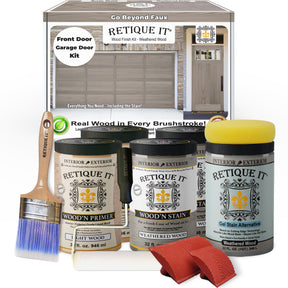 Wood'n Door Kit (Front & Garage Door) - Weathered Wood