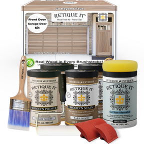 Wood'n Door Kit (Front & Garage Door) - French Oak
