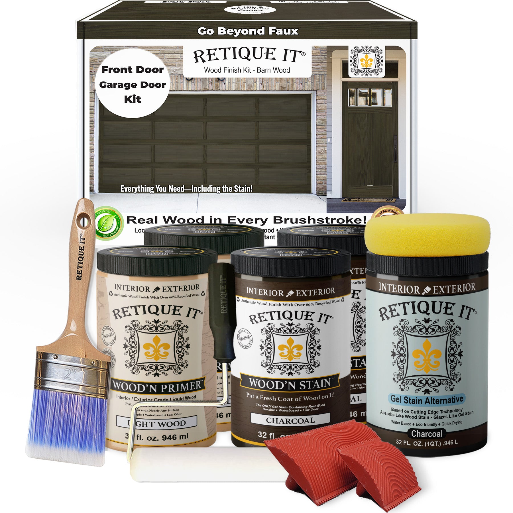 Wood'n Door Kit (Front & Garage Door) - Charcoal