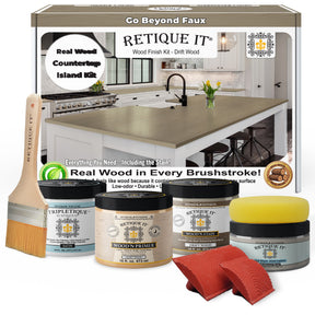 Countertop Kit - Kitchen Island - Drift Wood