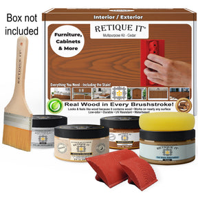 Multi-purpose Wood'n Kit - Cedar - Exterior Top Coat