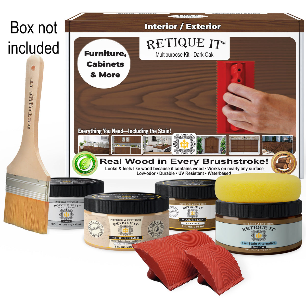 Multi-purpose Wood'n Kit - Dark Oak - Exterior Top Coat