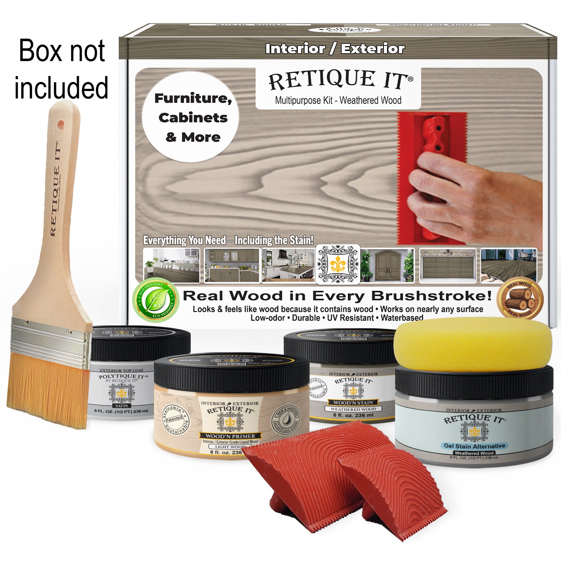 Multi-purpose Wood'n Kit - Weathered Wood - Exterior Top Coat