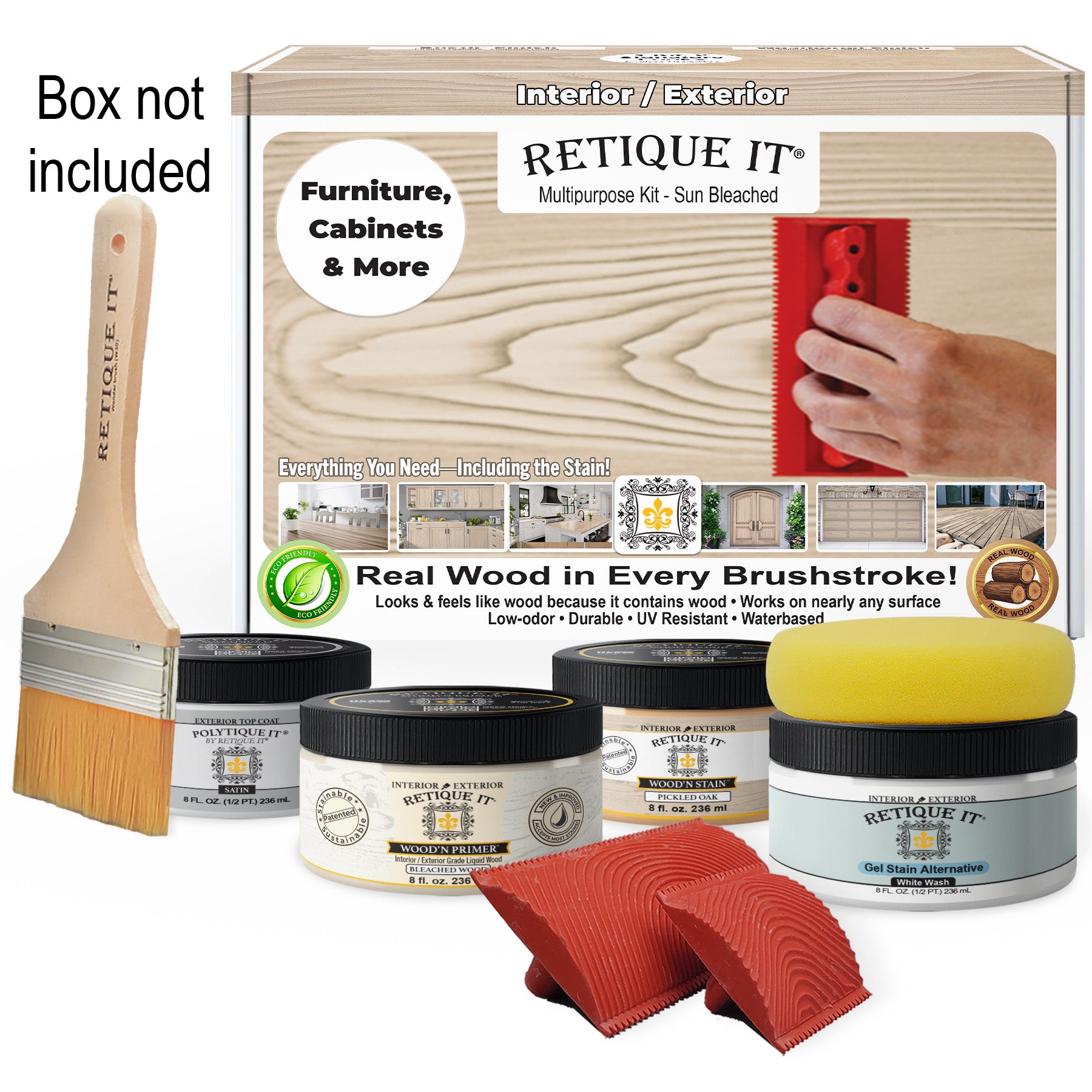 Multi-purpose Wood'n Kit - Sun Bleached - Exterior Top Coat