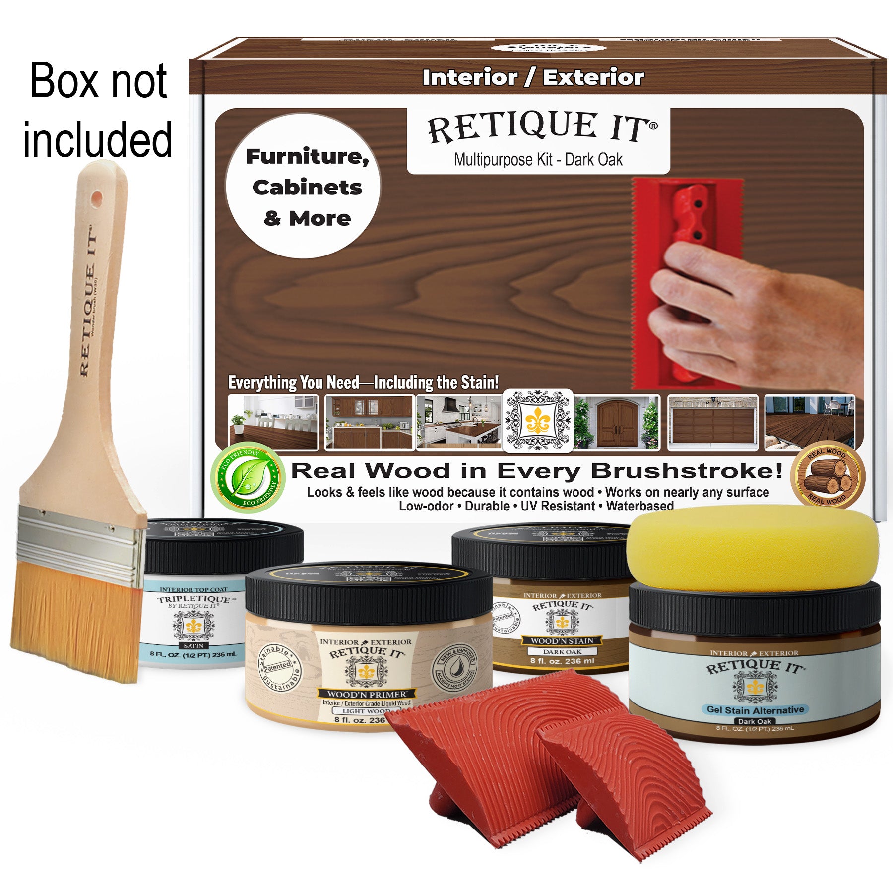 Multi-purpose Wood'n Kit - Dark Oak - Interior Top Coat